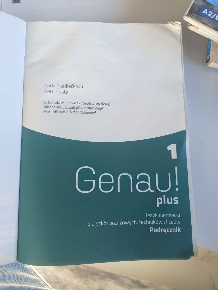 Podręcznik dla liceum i technikum Język niemiecki