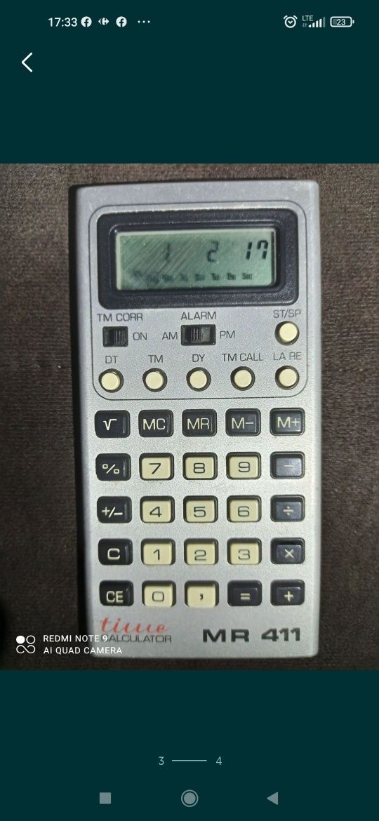 Kalkulator aluminiowy