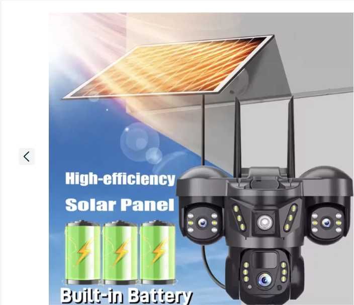 Автономна відеокамера 4G 15мр PTZ V380Pro