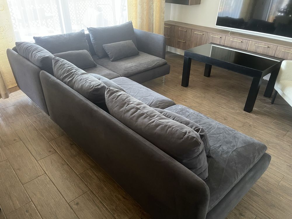 Sofa SÖDERHAMN koloru szarego