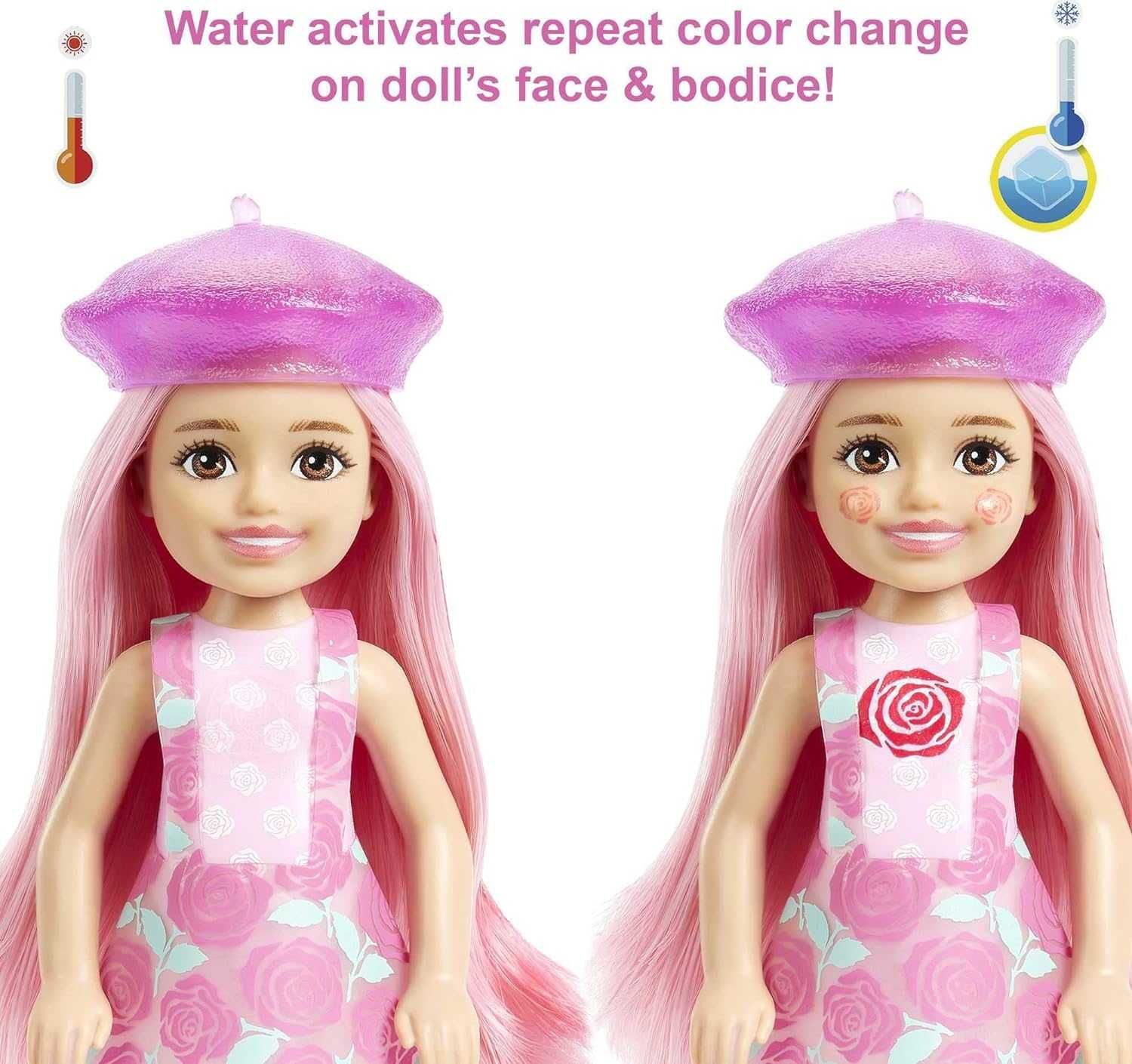 Лялька Челсі в тубусі Barbie Color Reveal Chelsea Doll