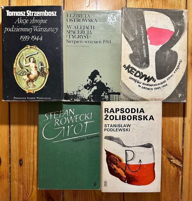 Warszawa walcząca w literaturze x5: pełna lista tytułów poniżej