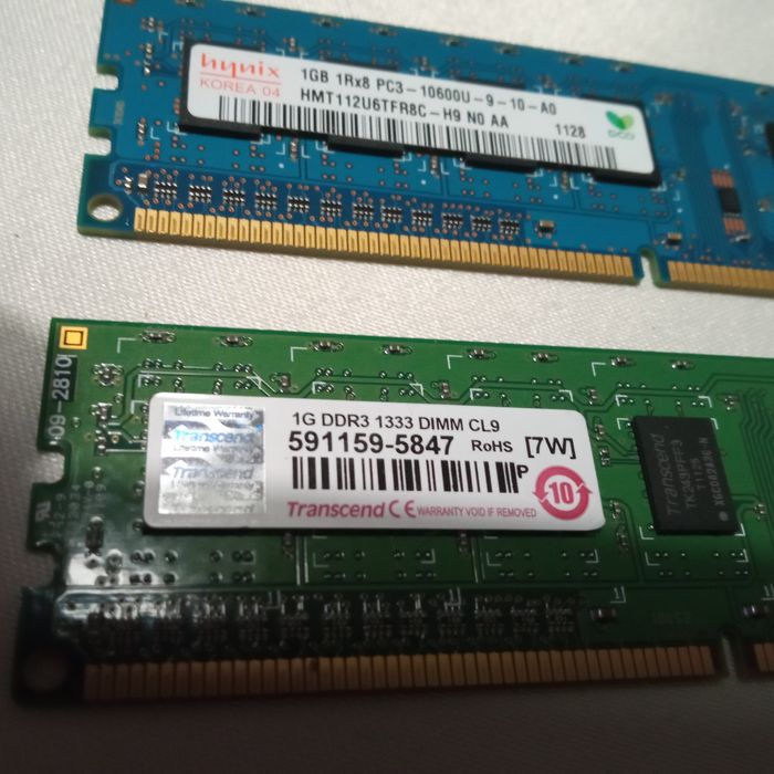 оперативка DDR3 1GB