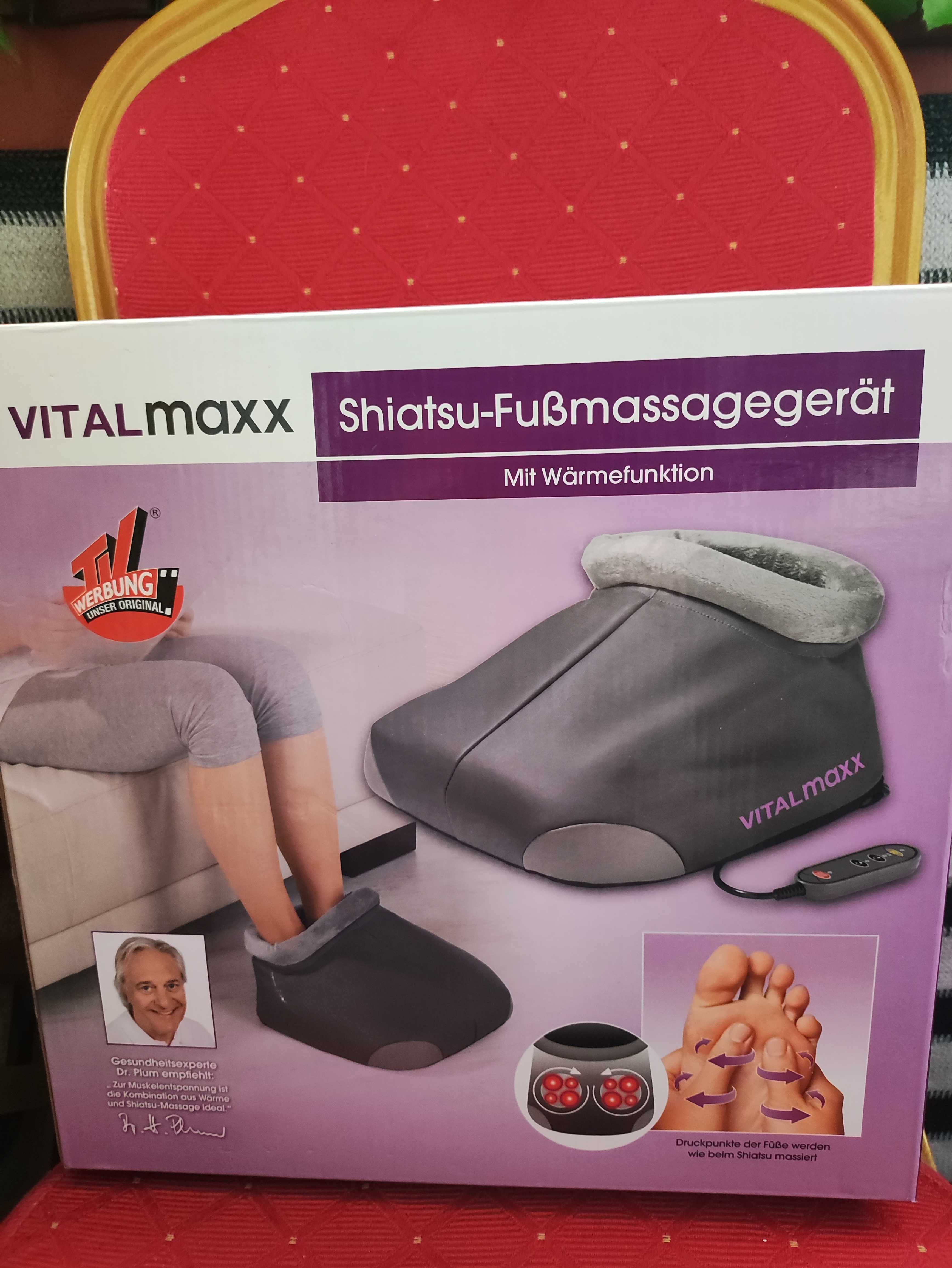 Masażer do stóp nóg VITALmaxx CF5202 ogrzewacz przyrząd urządzenie but