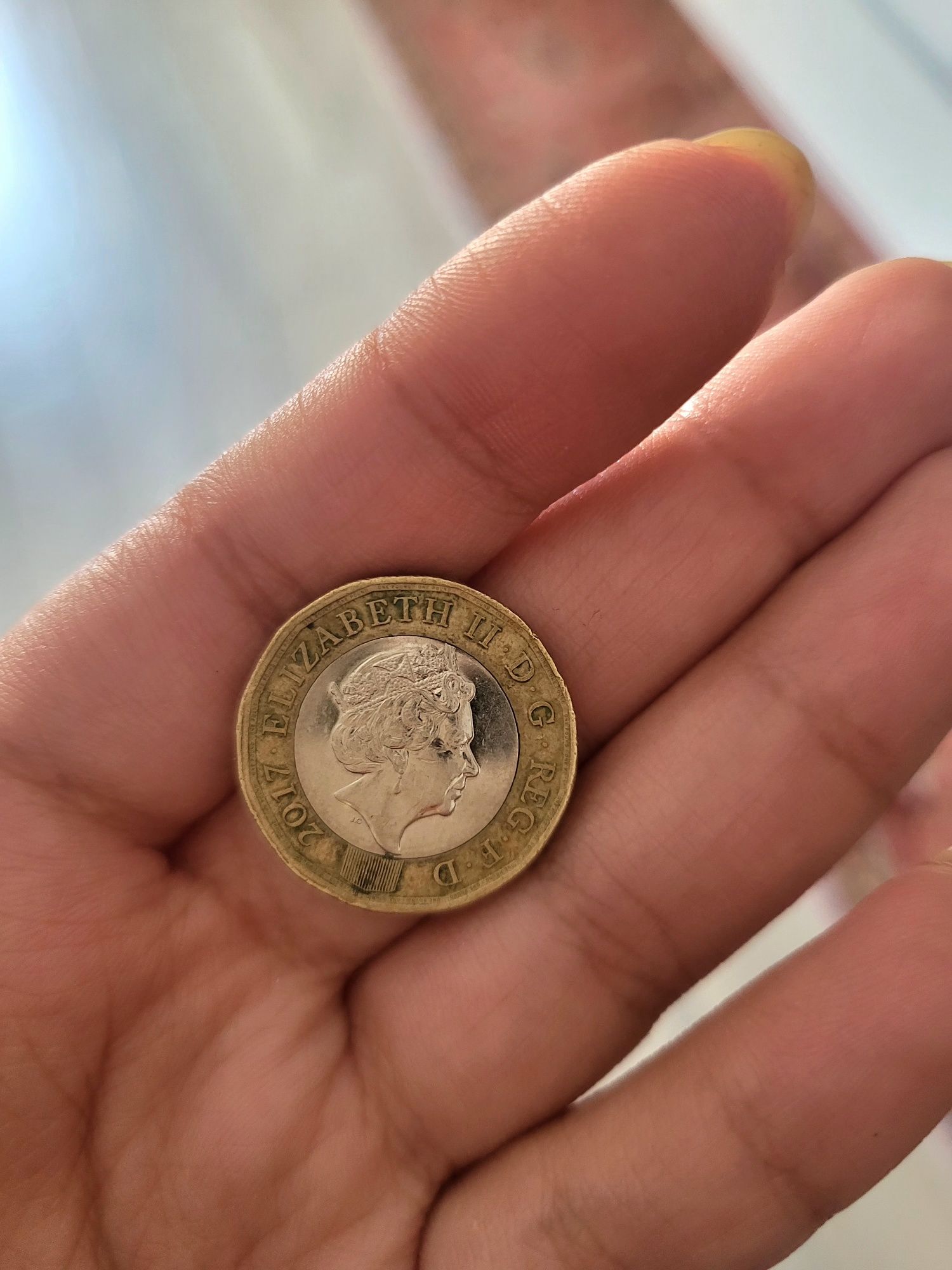Moeda de 1 libra 2017
