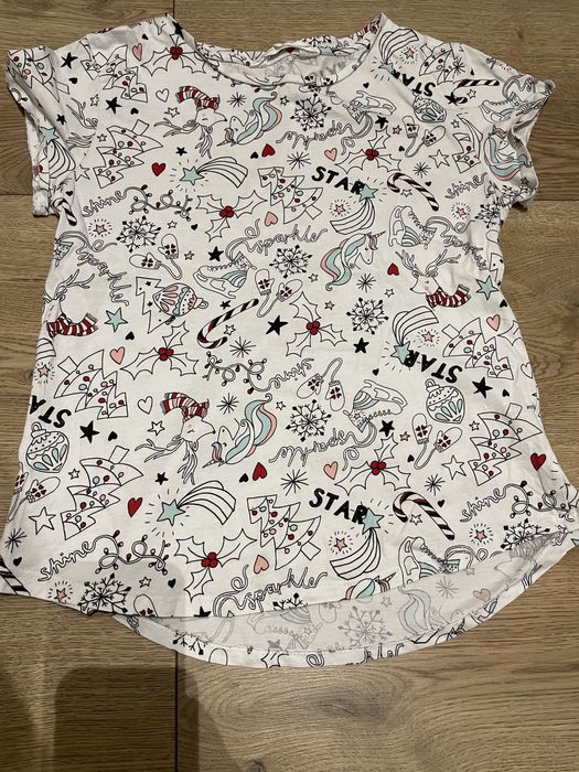H&M koszulka t-shirt Święta rozm 158/164