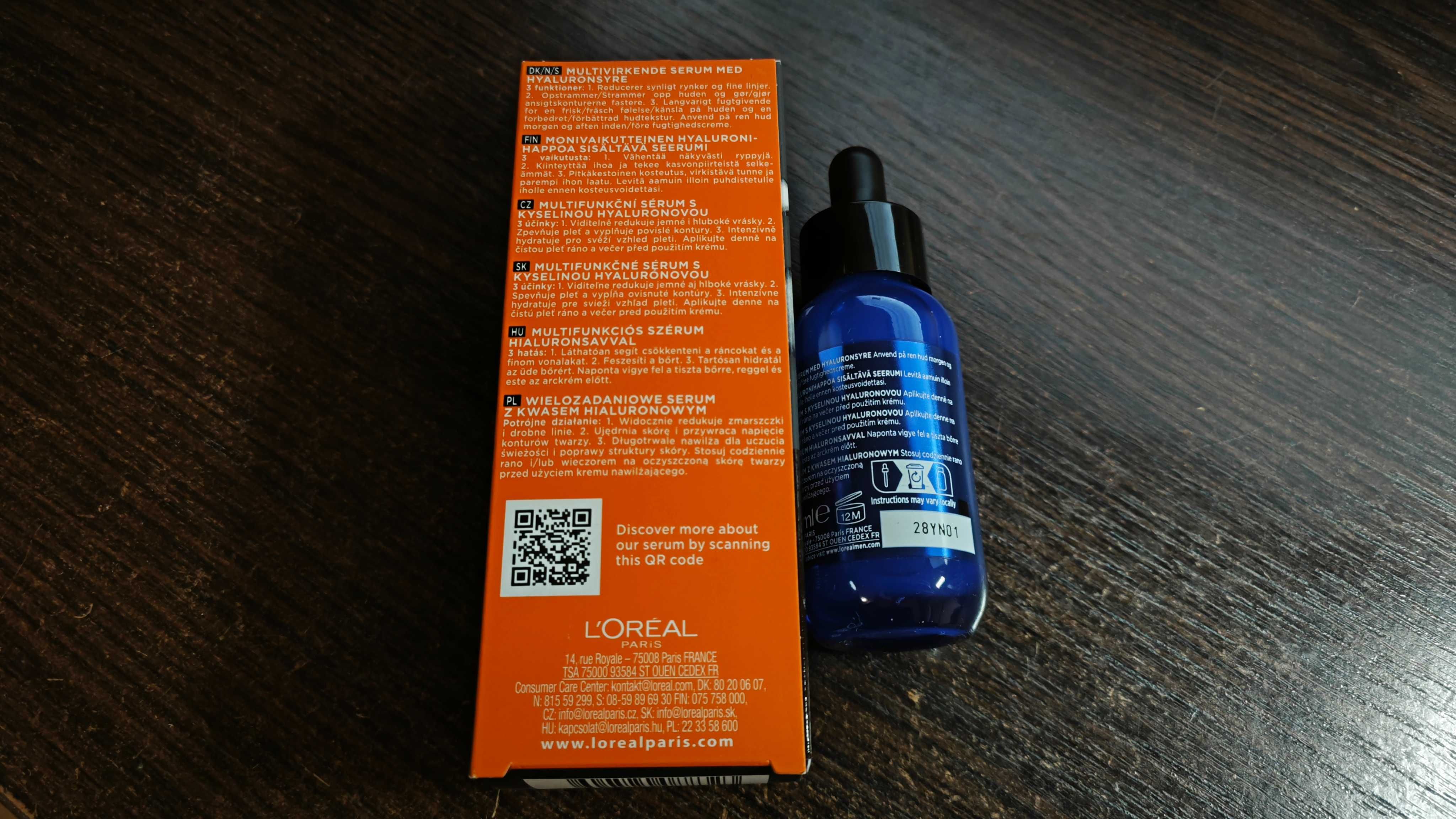 Loreal Men Expert Power Age Serum - антивікова сироватка 30ml, НОВА!