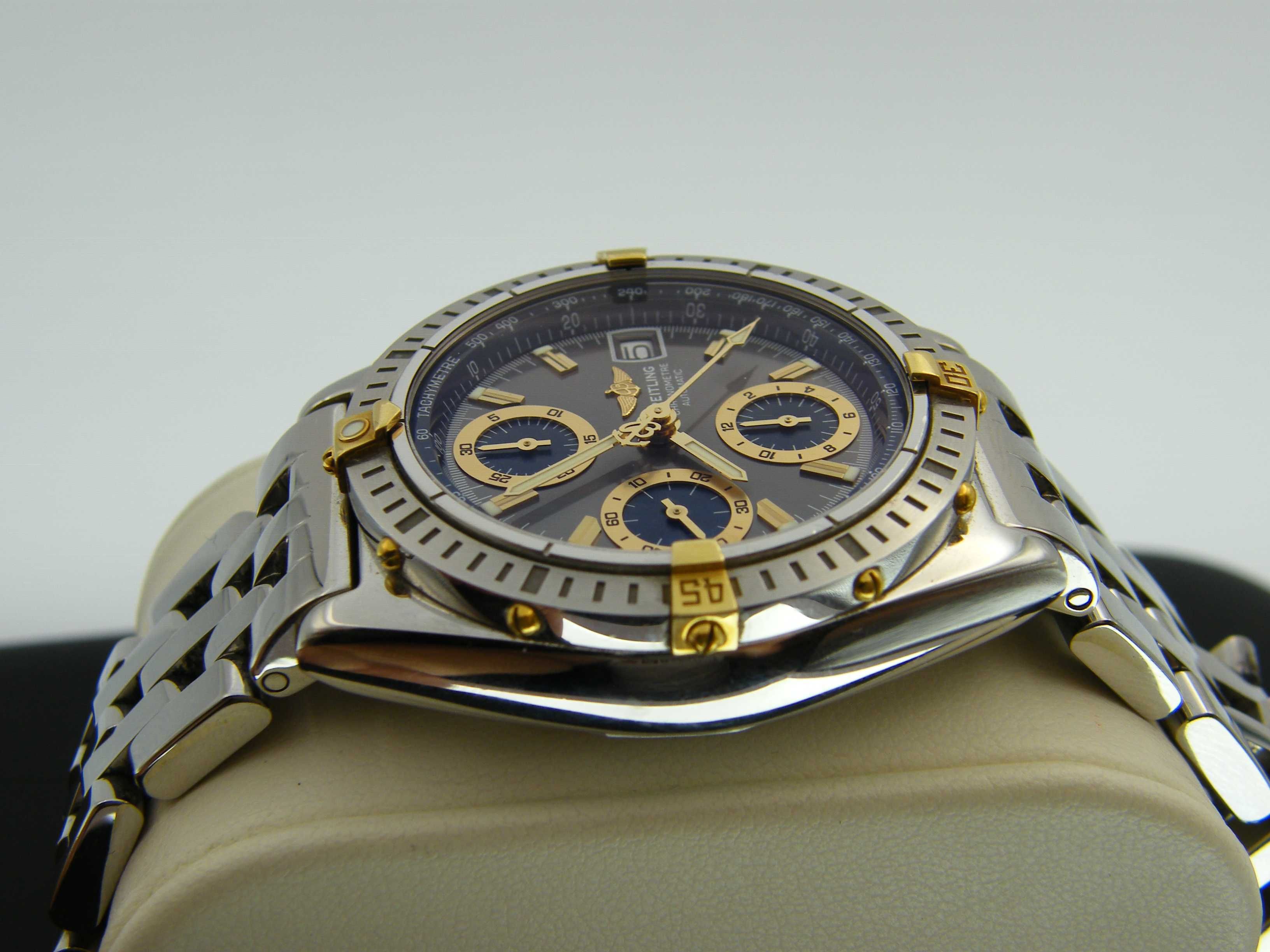 Breitling Chronomat Bi-Kolor z Super Tarczą Na Bransolecie B13352