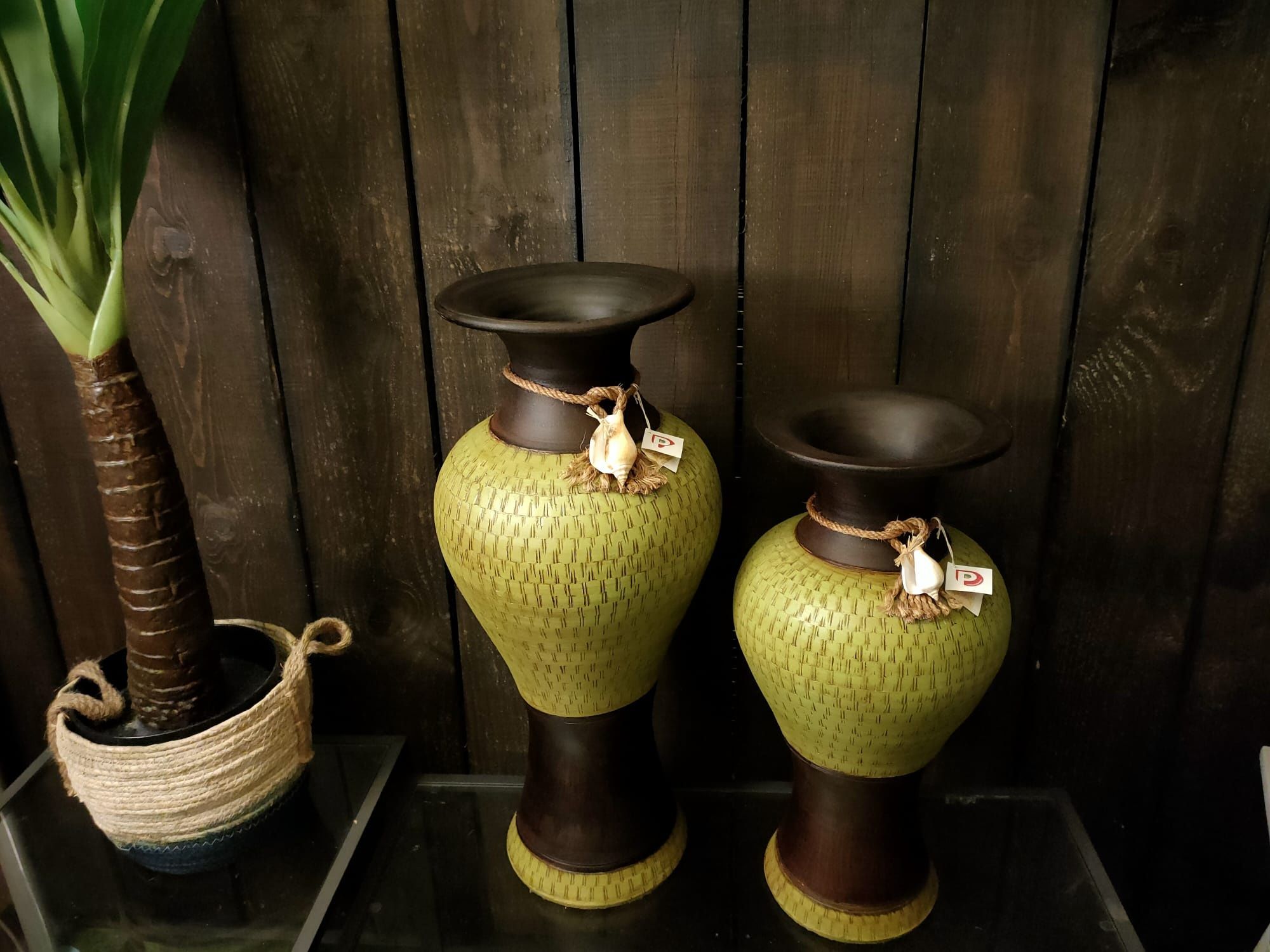 Lote Vasos Grandes. Barro Barroco. Jarrões/Jarros