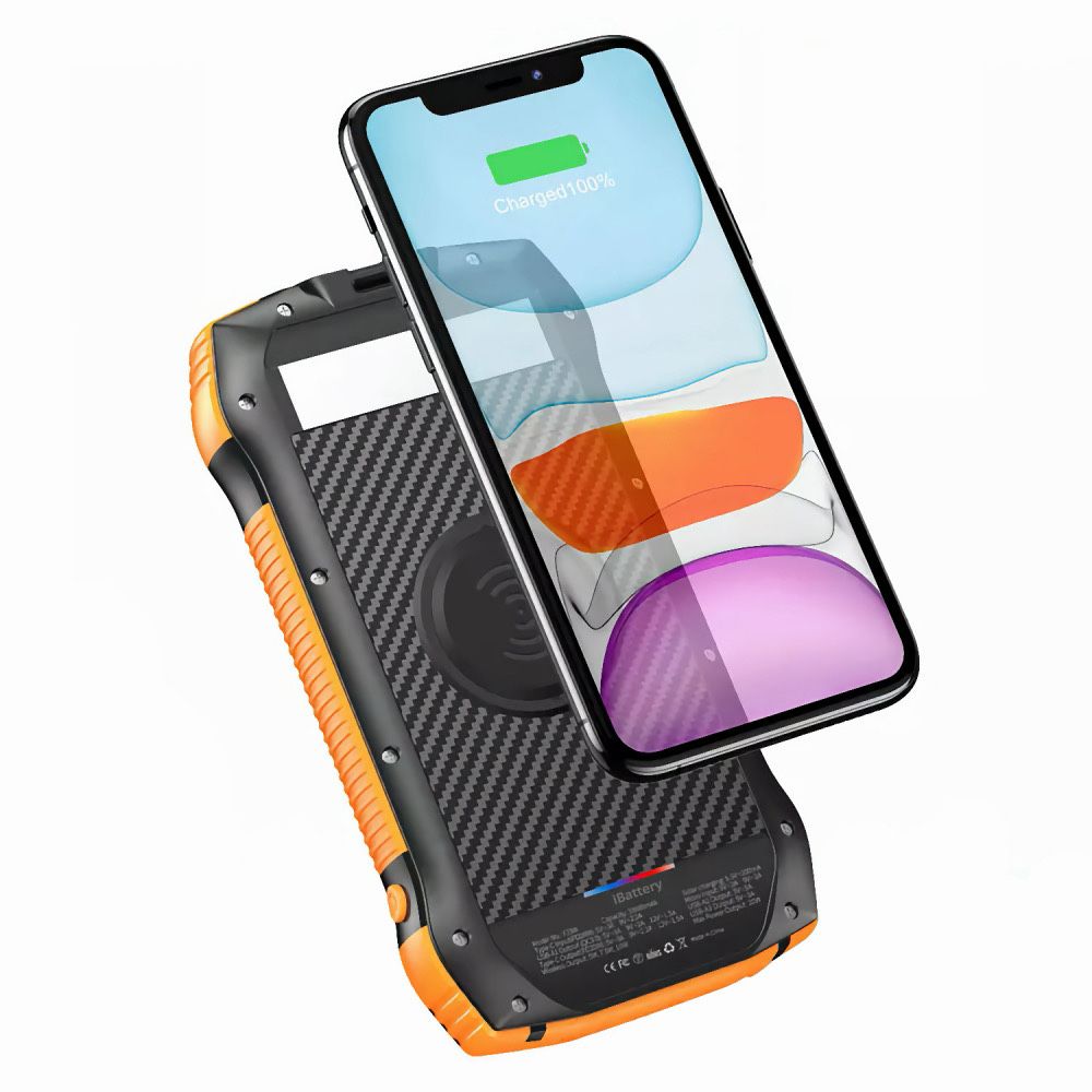 Павербанк с солнечной панелью iBattery F33W 35000 mAh