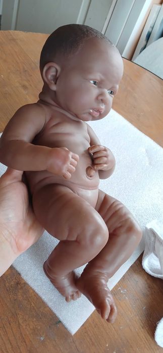 Лялька пупс реборн темношкіра мулатка Berenguer