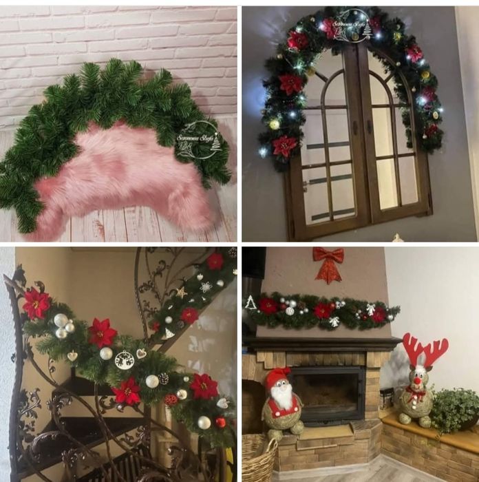 Girlanda 1 metr sztuczna sosna