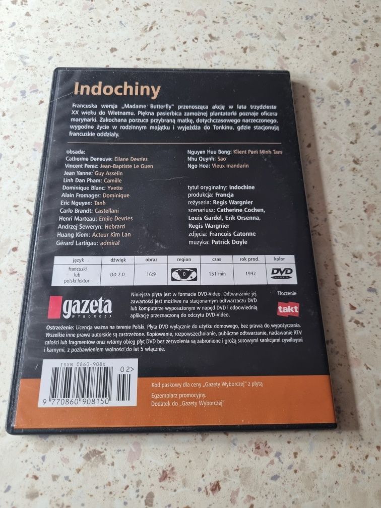 Indochiny płyta DVD