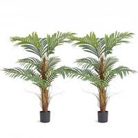 2x Areca Catechu Artificial 800x800x1219mm Planta Artificial