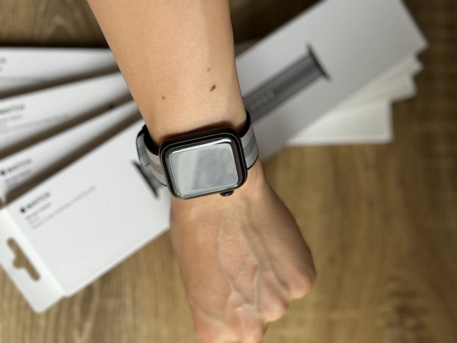 Новий Оригінальний Ремінець Apple Watch 38 40 41 42 Woven Black