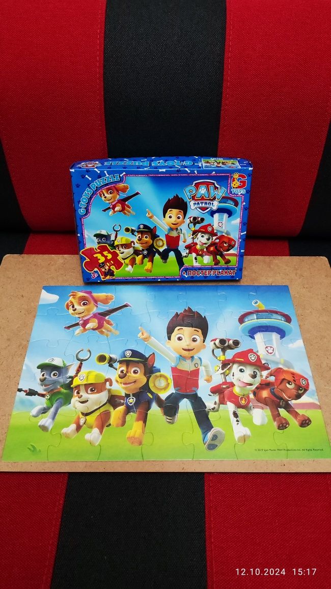 Пазли Dodo, Trefl, G-Toys Щенячий патруль, Маквін, тачки, космос, кіт