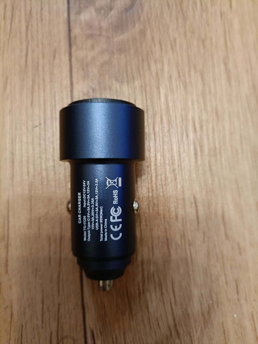 95W!! Авто - зарядний пристрій Швидкий Toocki 95W QC4.0+PD3.0 USB, Ty