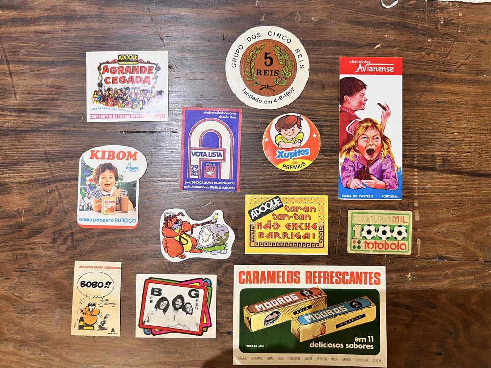 Lote autocolantes.Anos 70-80