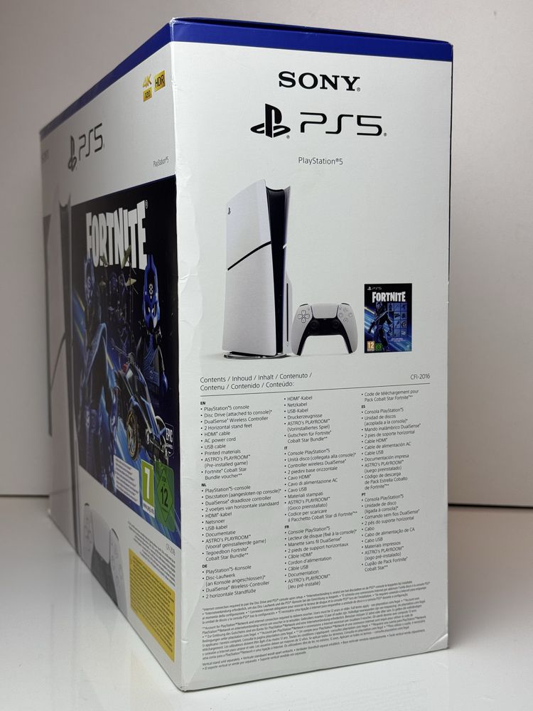 Нова ігрова приставка Sony PlayStation 5 Slim Blu-Ray 1TB