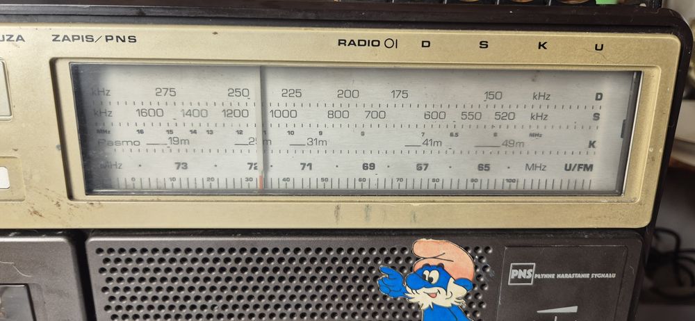 Stary radiomagnetofon Kasprzak RM 222 sprawne