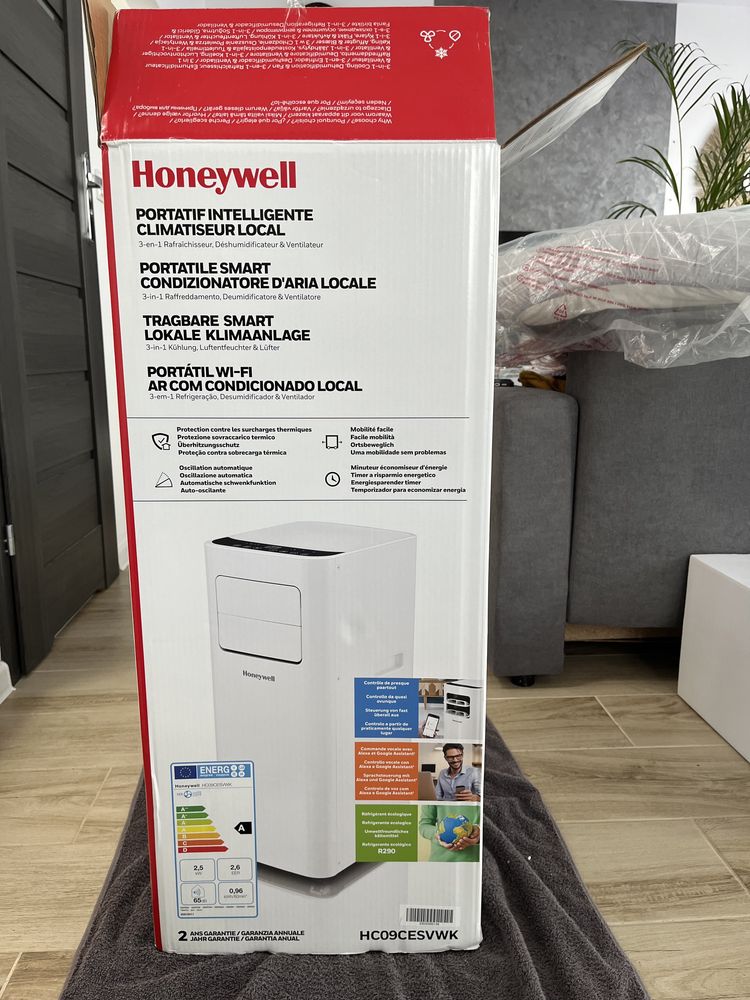 Nowy Klimatyzator przenośny, z Wi-FI sterowaniem, Honeywell