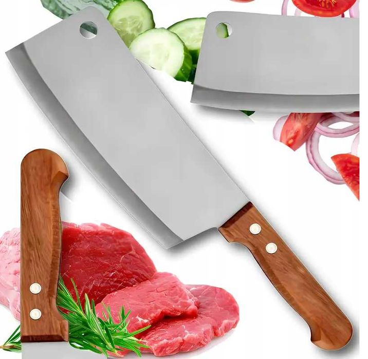lekki tasak kuchenny szefa kuchni do cięcia warzyw mięsa stalowy ostry