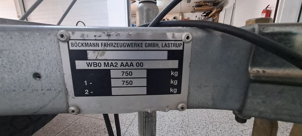 Atrelado para motos "Böckmann"