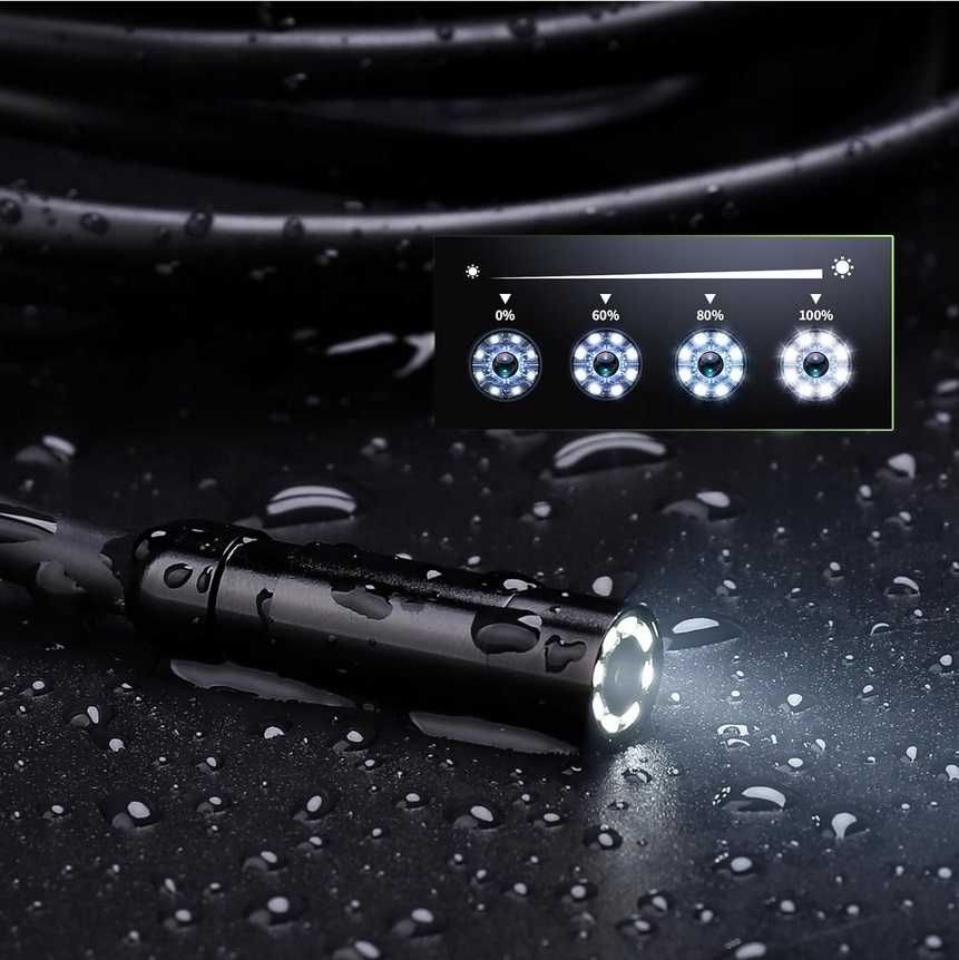 KAMERA Inspekcyjna ENDOSKOP 5M HD LCD 4.3" USB Endoskopowa Wyświetlacz