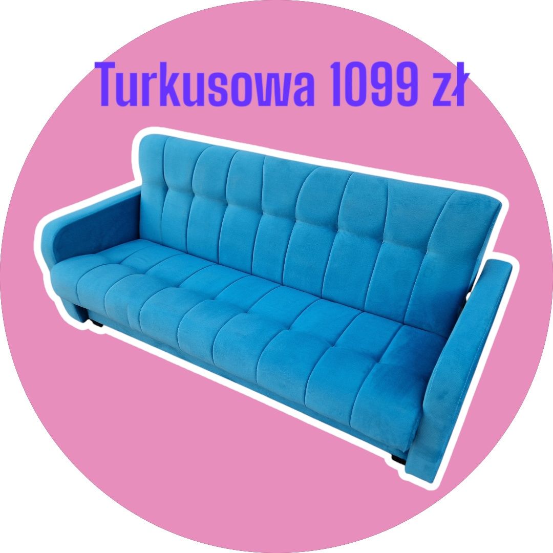 Nowe: wersalka remek,  13 kolorów, transport cała POLSKA, PRODUCENT