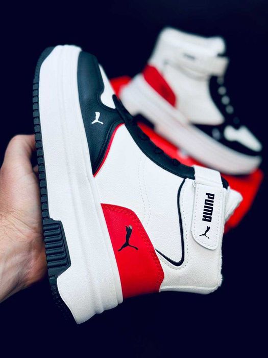 Puma женские зимние кроссовки на меху натуральная кожа красовки пума1