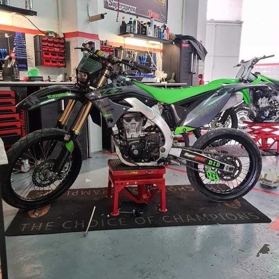 KIT GRAFICO AUTOCOLANTES KAWASAKI KX KXF 250 450 AO TEU GOSTO