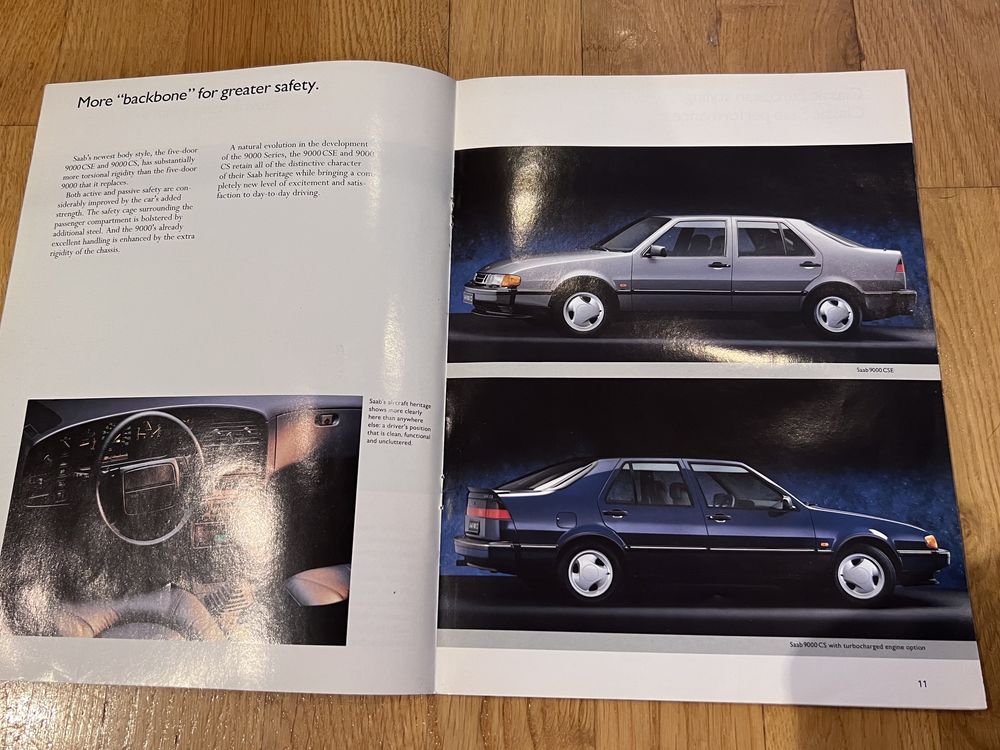 Katalog reklamowy Saab 1993 USA