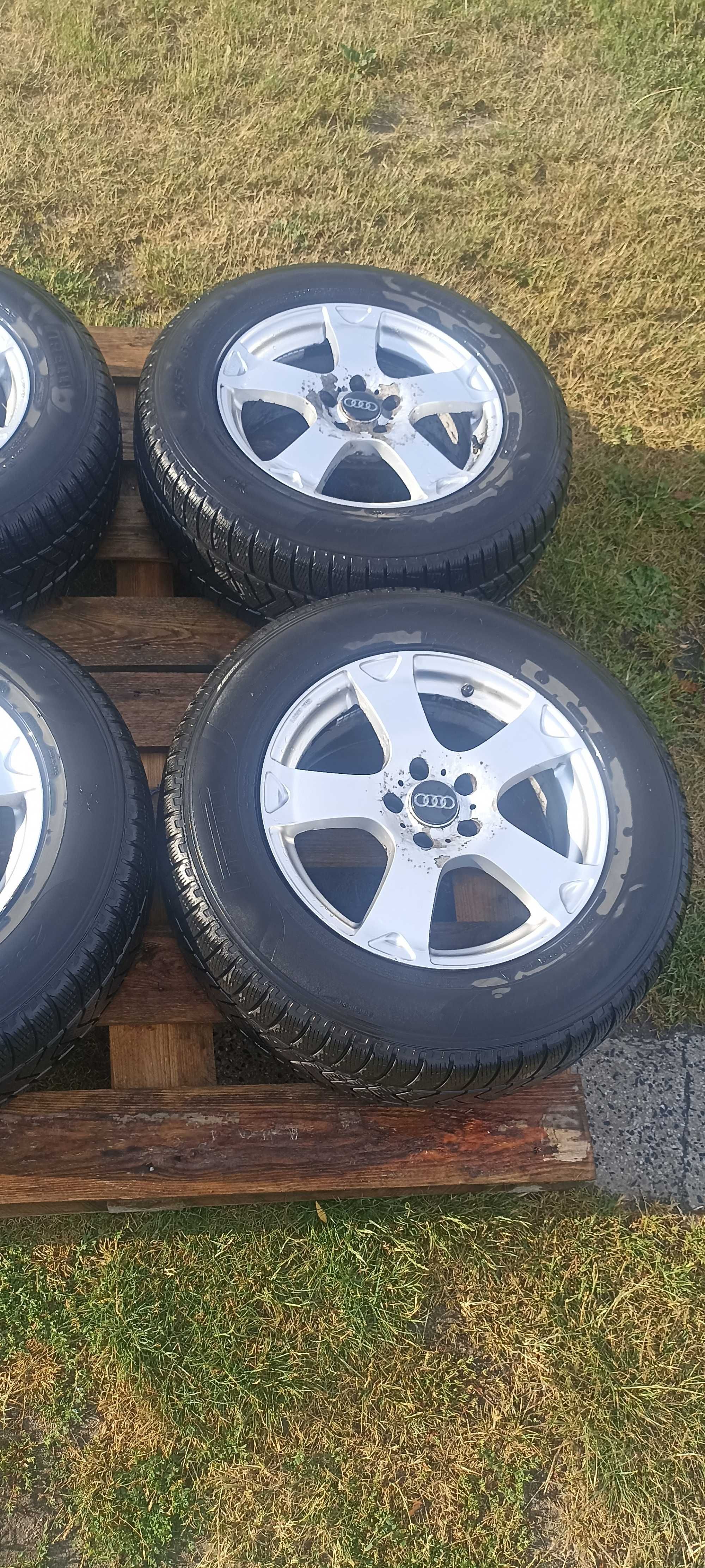 Komplet kół audi A4 A6 Q3 Q5 Pirelli aluminiowe 235/65/17