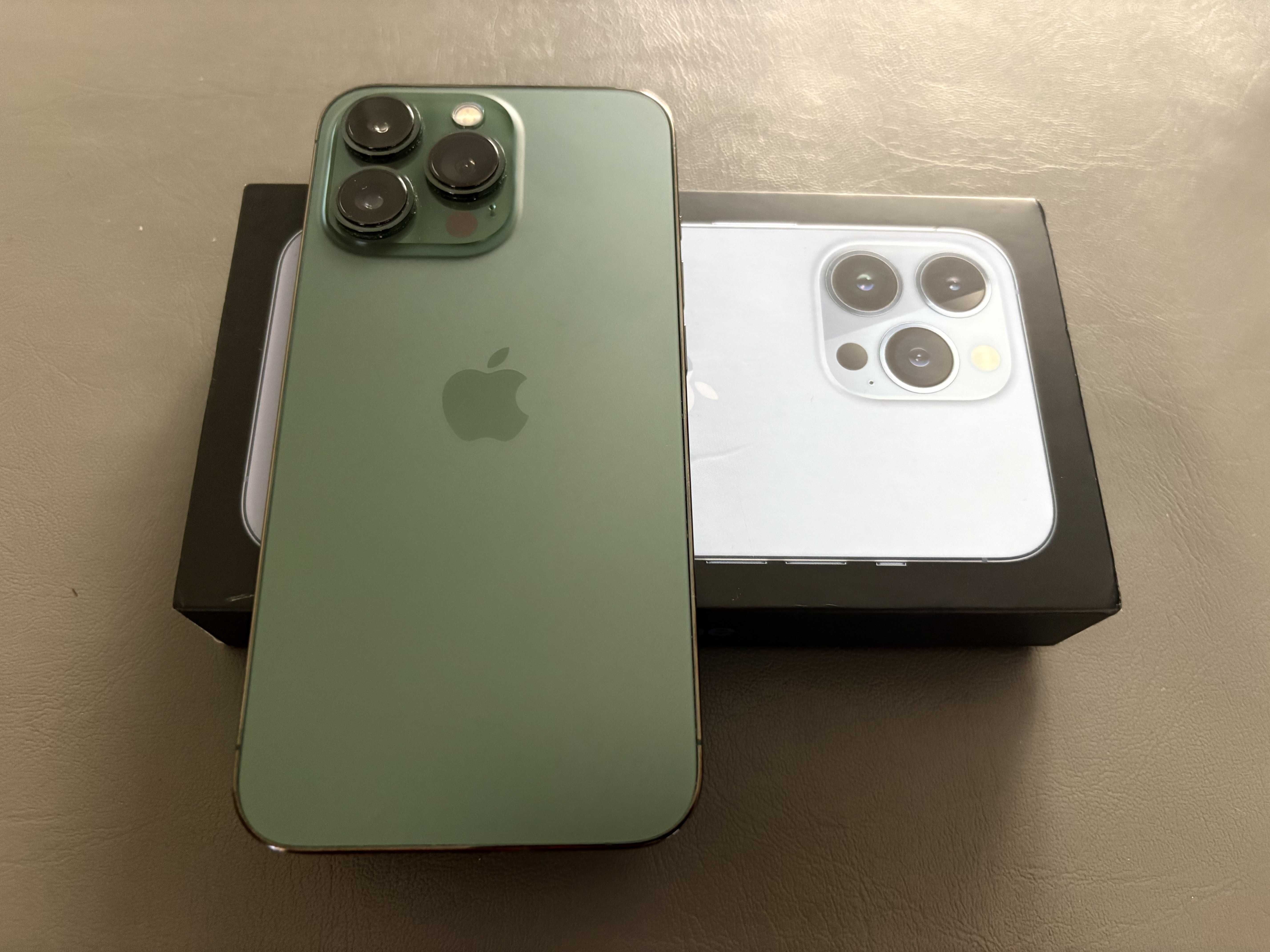JAK NOWY iPhone 13 Pro 128GB BATERIA 100% alpejska zieleń