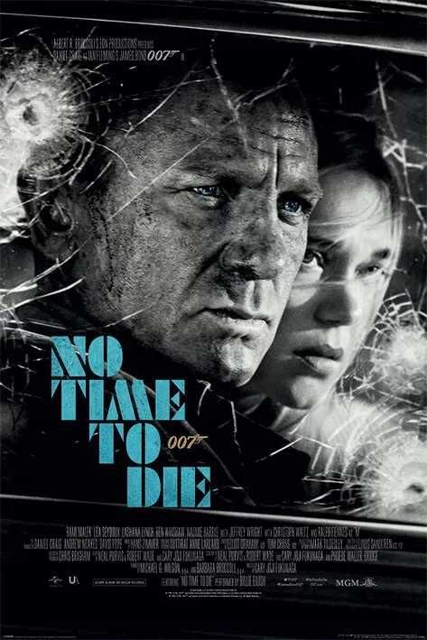 Plakat James Bond - No Time To Die A1 Obraz
