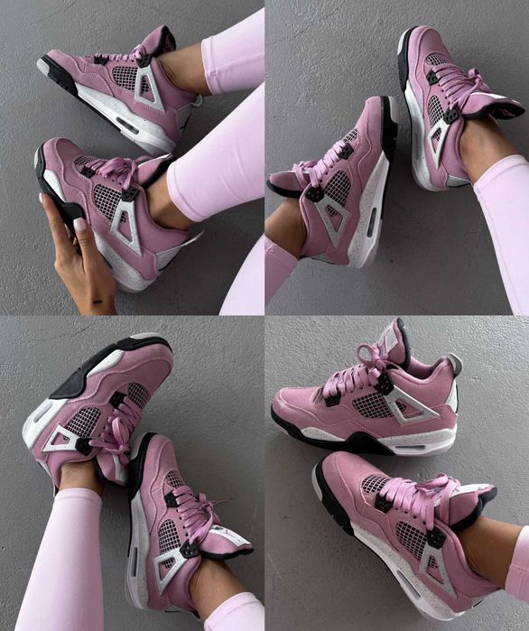 Женские кроссовки Nike Air Jordan 4 Retro Orchid Pink 36-41 Новинка!