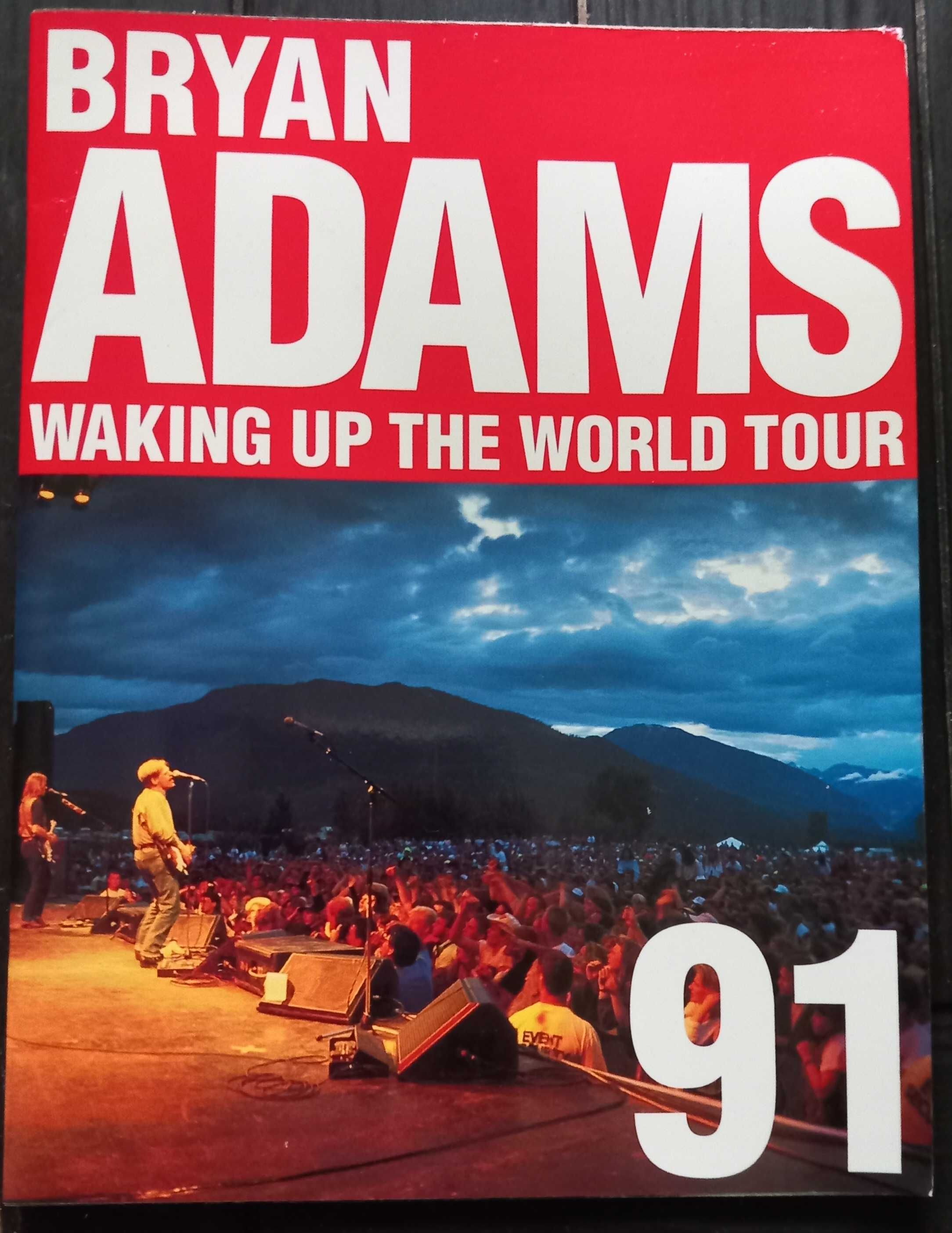 Bilhete e brochura concerto Bryan Adams 1991 - portes incluídos