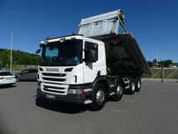 Scania P400 / 8x4 / WYWROTKA / HYDROBURTA / MANUAL / RETARDER /  Sprowadzona /