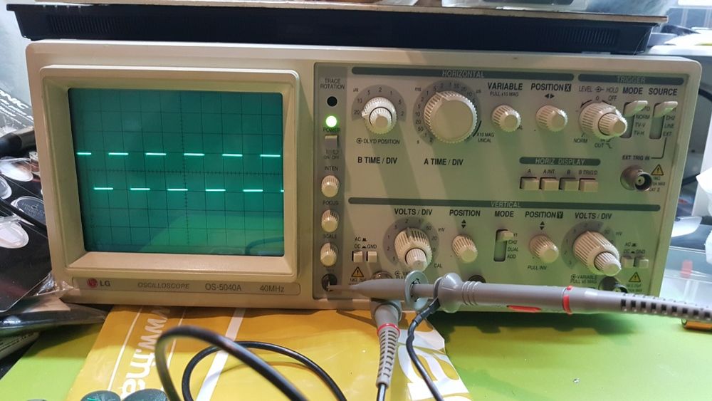 Osciloscópio LG OS-5040A 40 MHz 2 Canais