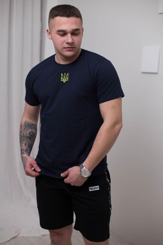 РОЗПРОДАЖ Leonidas патріотичні футболки тризуб вишивка Хл Ххл 2хл 3хл