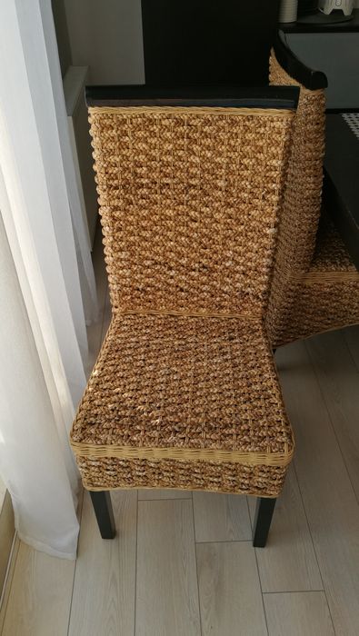 Stół 140x80 rozkładany IKEA kolor wenge+ 4 krzesła