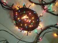 Luzes de natal multicor 9,56m