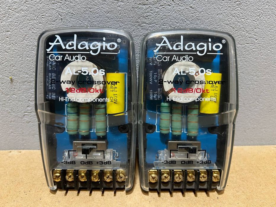 Атомобільний кросовер, фільтр Adagio. Акустика. Сабвуфер.