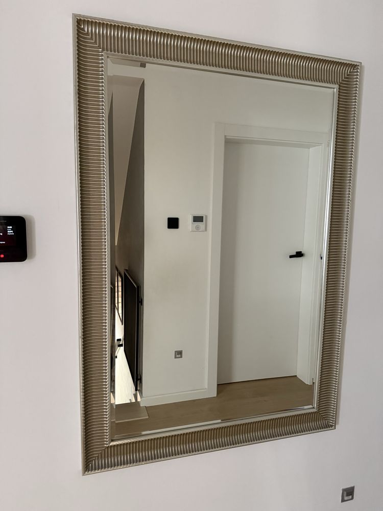 Lustro SONGE Ikea stebrne 91x130cm
