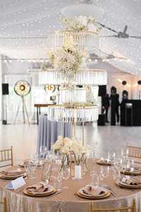 Kryształowy stojak karuzela 160 cm dekoracja wesele ślub restauracja