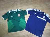 Dwie koszulki piłkarskie Adidas