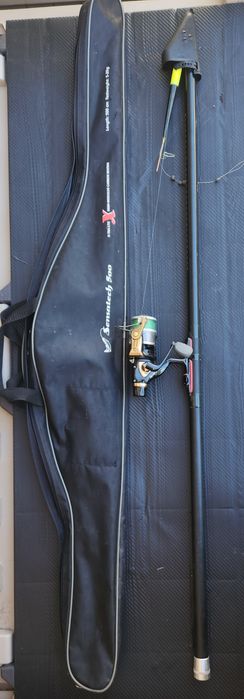 Cana de pesca com carreto