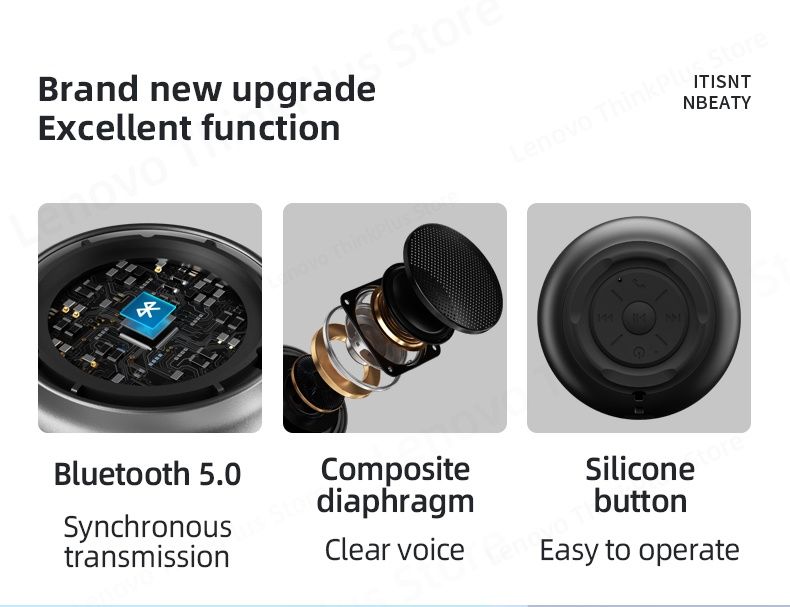 Портативная bluetooth колонка Lenovo thinkplus K3.