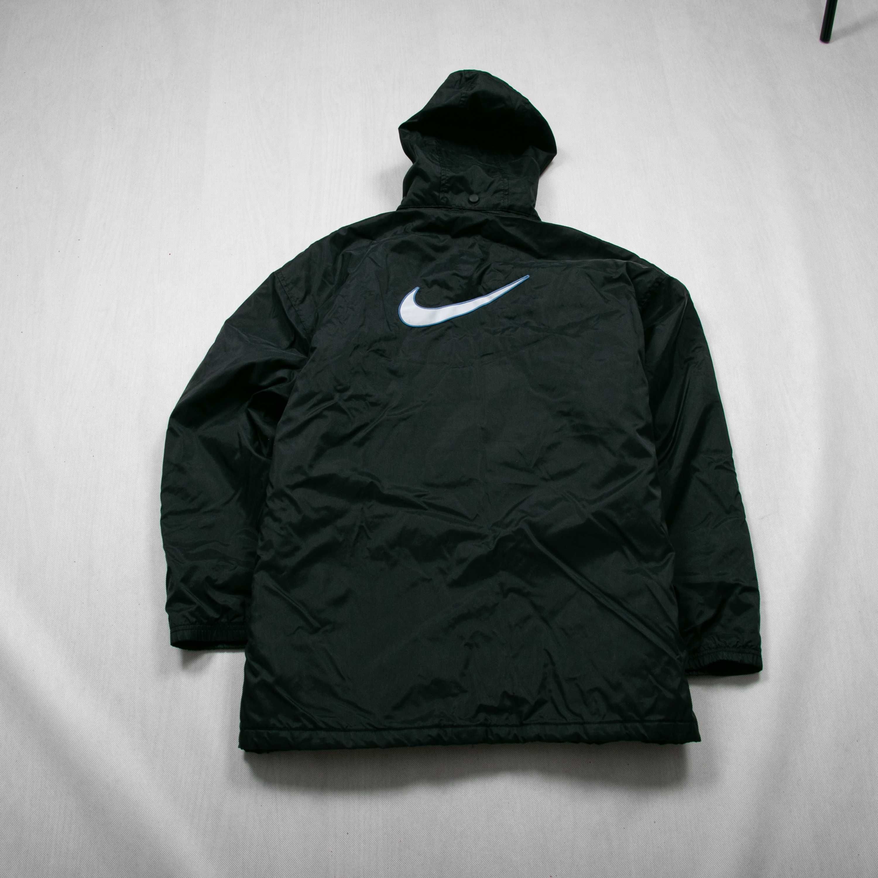 Nike big swoosh vintage jacket kurtka długa XL parka