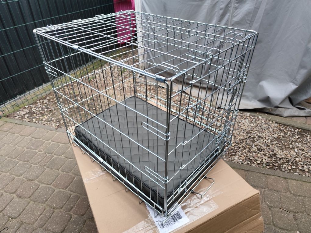 Klatka kennelowa S dla psa Trixie on Tour - 64x48x55 cm + materac